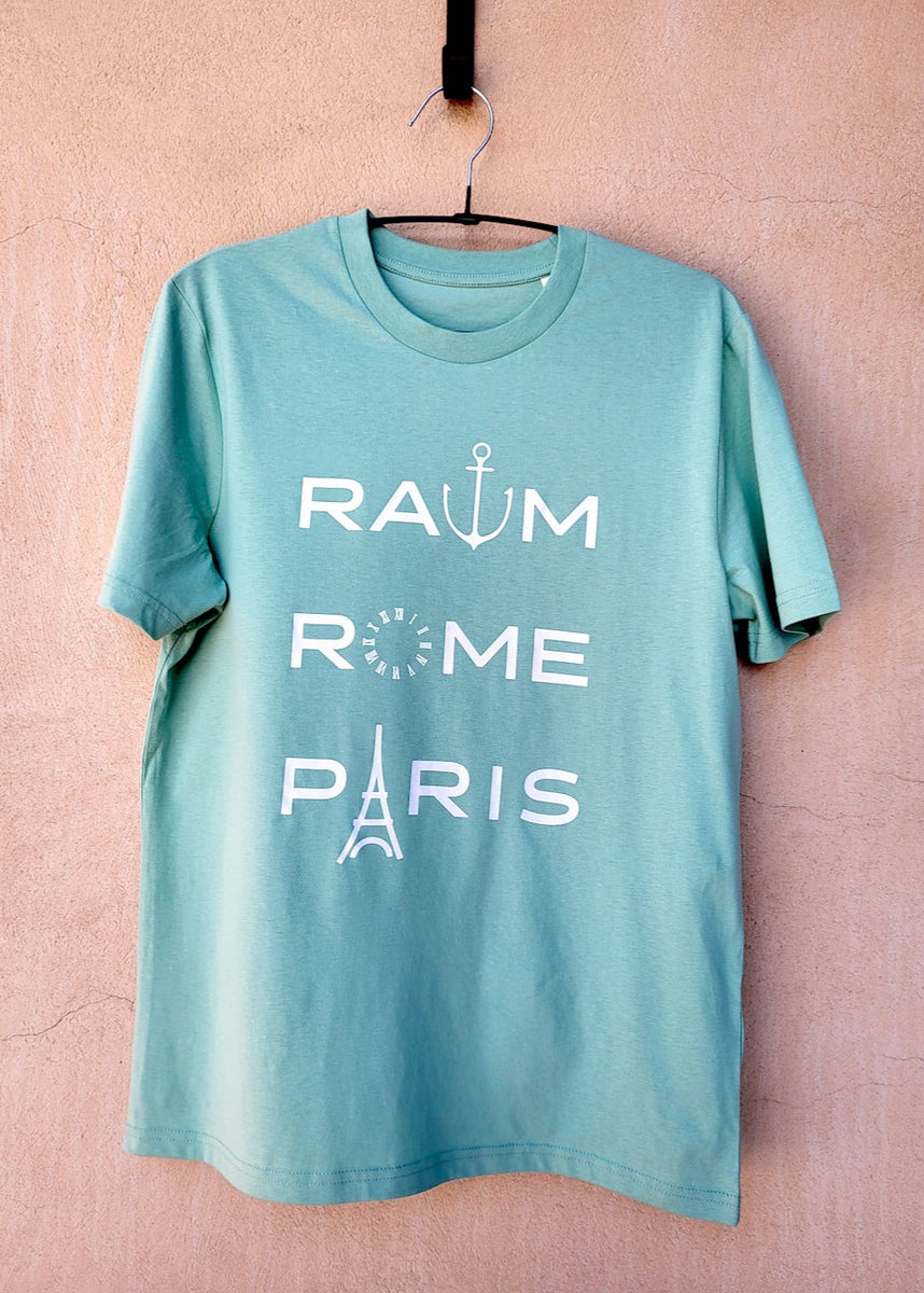 T-paita unisex 3.0 – Raum Rome Paris